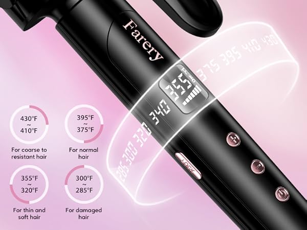 farery large barrel curling iron