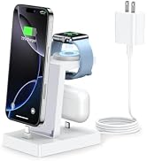 30W Fast Charging Station for Apple Devices - ADADPU 3 in 1 USB C Charger Stand for iPhone 17 16 ...