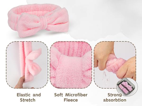 face wash headband