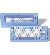 Womier SK75 75% Keyboard, Wireless Mechanical Gaming Keyboard with Full Aluminum CNC, VIA Program...