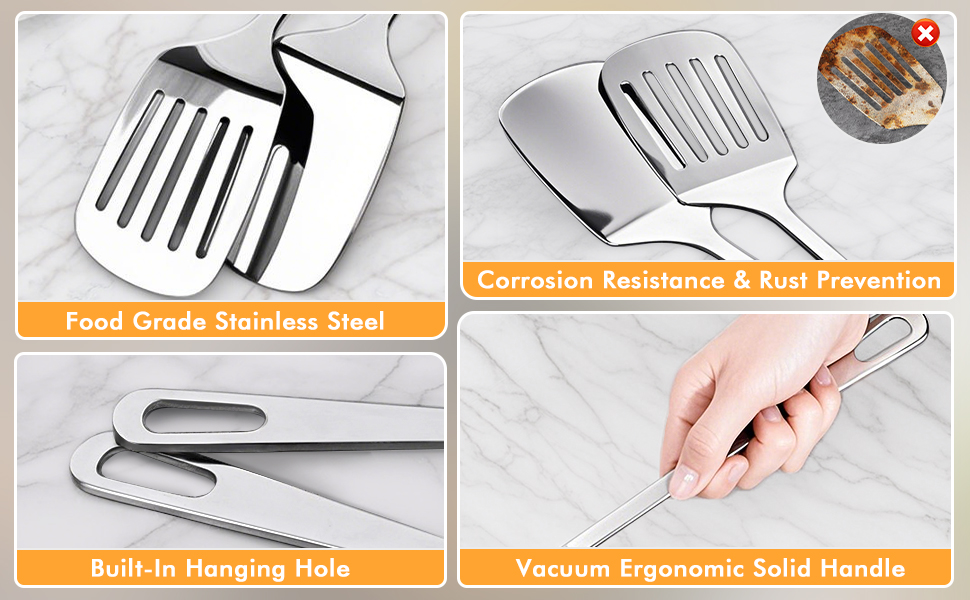 metal spatulas for kitchen use