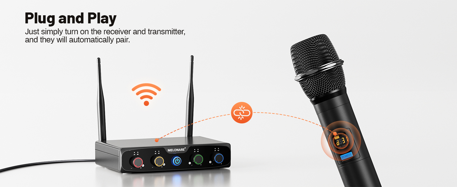 4-Channel Wireless Microphone System