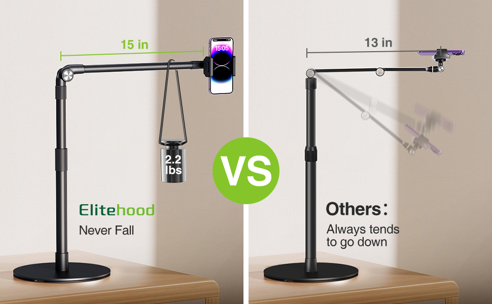iphone stand for overhead recording