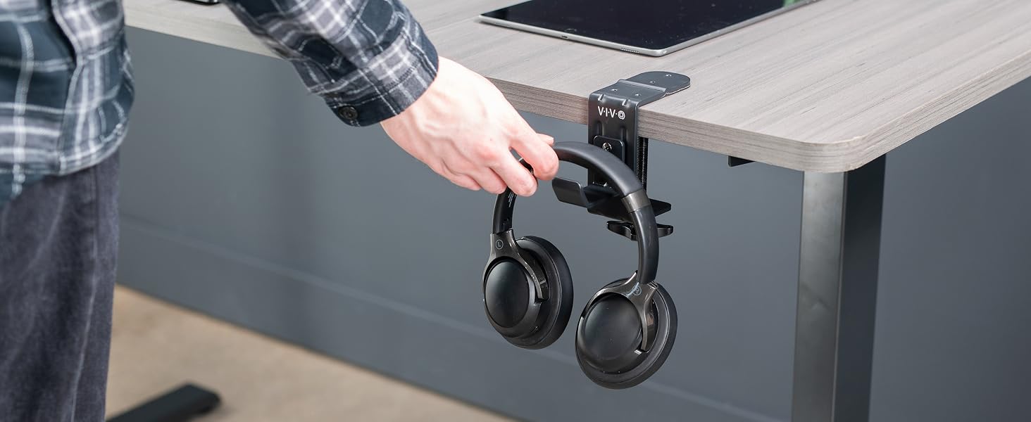 Under Desk Leg Clamp Hook