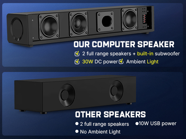 pc soundbar speaker