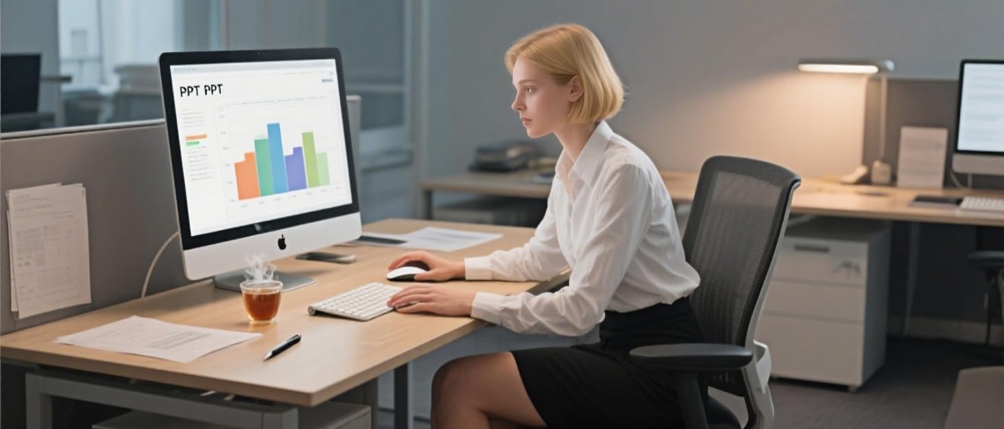 Is working hard while using the AooKoNi wireless Bluetooth mouse.