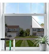 rabbitgoo One Way Privacy Window Film Window Tint for Home with Tools, UV Blocking Heat Control S...
