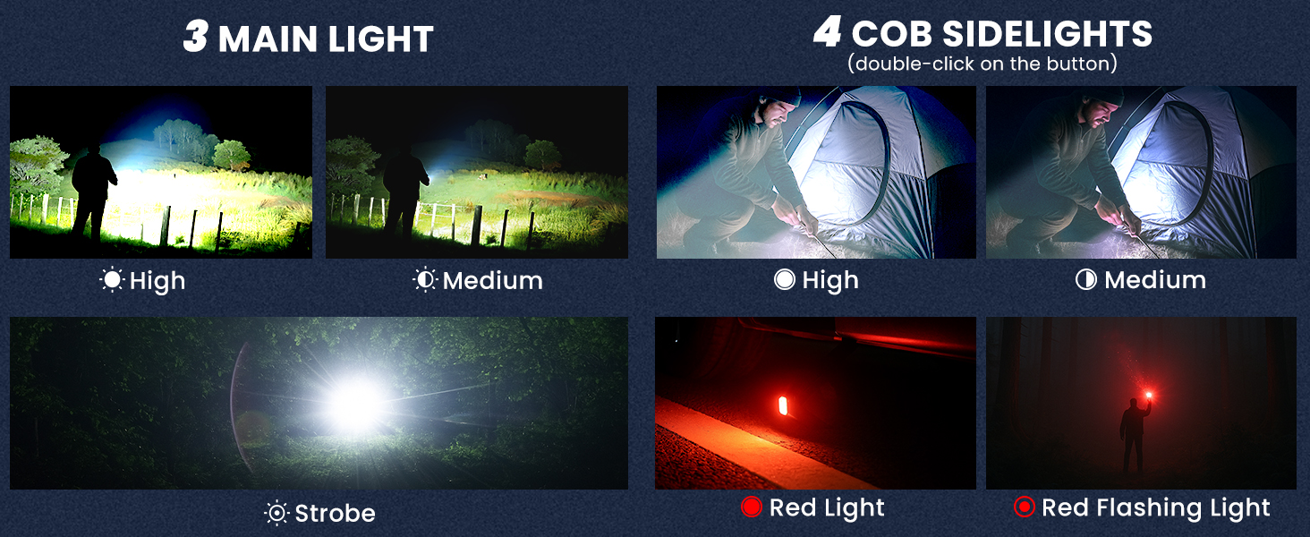 rechargeable flashlights