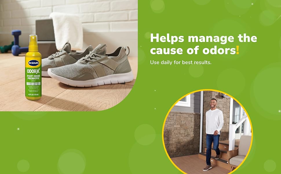 helps manage the cause of odors