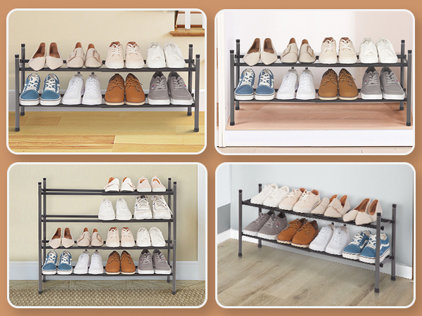 metal shoe rack