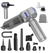 KedeeSparkle Handheld Car Vacuum Cleaner, 4 in 1 Cordless Vacuum Cleaner, 22000 PA High Power Por...