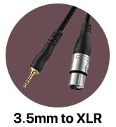 EBXYA XLR to 3.5mm 6ft, 1/8 TRS to XLR Female Stereo Cable, 3.5mm TRS to XLR Female Gold Plated, ...