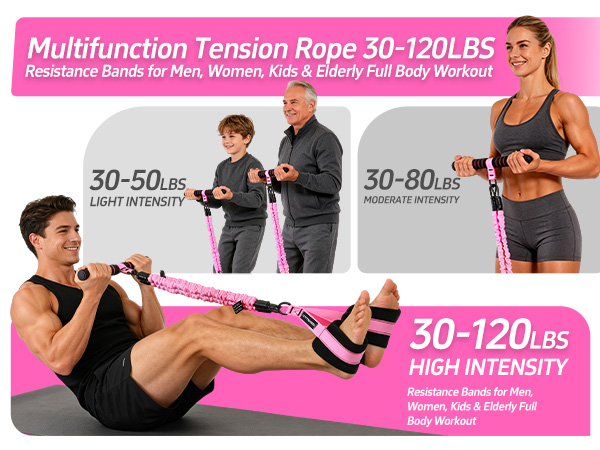 foot resistance bands with handles
