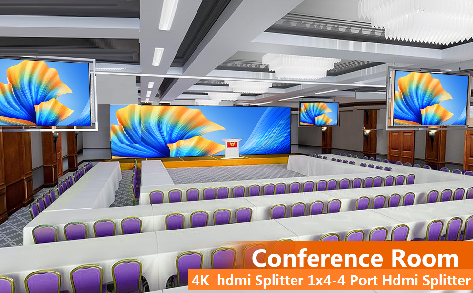 4 Output hdmi Splitter-Powered hdmi Splitter-four way hdmi splitter-4kx2k hdmi splitter