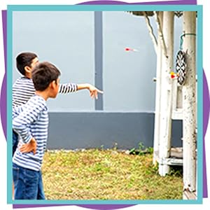 Image of outdoor darts game.