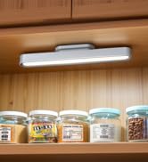 a kitchen light that is on.