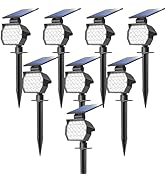 NIORSUN Solar Spot Lights Outdoor,23 LEDs Solar Landscape Lights with Auto On/Off and 3 Lighting ...