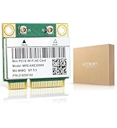 AX210HMW WiFi Card, Wi-Fi 6E Laptop Wireless Card Mini PCIE Interface, Tri-Band Wireless Module f...