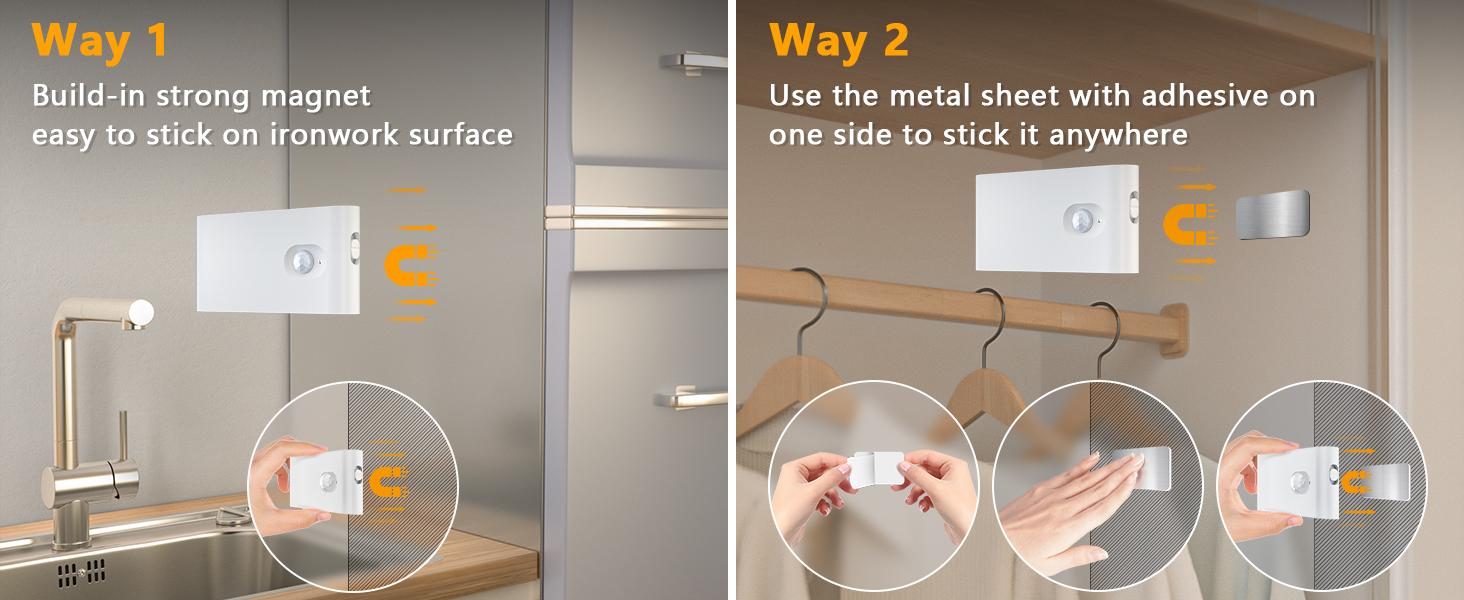 RGB and Warm White Motion Sensor Night Light