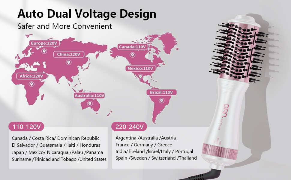 Small Hair Dryer Brush,Brush Hair Dryer