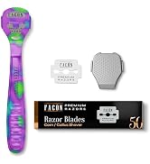Facón Professional Callus Shaver Remover with 50 Blades, Pedicure Razor for Feet &amp; Hands, Foot Ra...