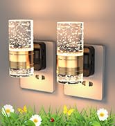 Night Lights Plug into Wall, Dimmable Night Light, 2 Pack 3 Color Temperature Nightlight with 0-1...