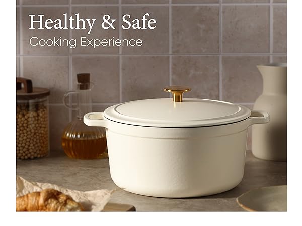 dutchovencastironenameledwithlidforbreadbakingsourdoughpot5qt6qt7qt8qtlargeovalsmallminicampingoven