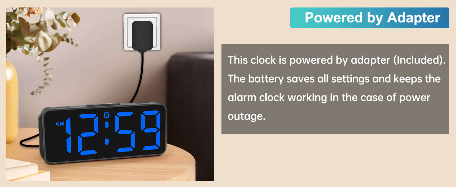 led clock