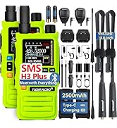 TIDRADIO TD-H3 Plus Ham Radio Handheld,Bluetooth-Headphone-connectable,Wireless Programming, Mult...