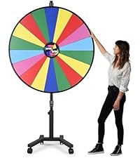 WinSpin 24 Inch Heavy Duty Prize Wheel Dual Use Adjustable Tabletop and