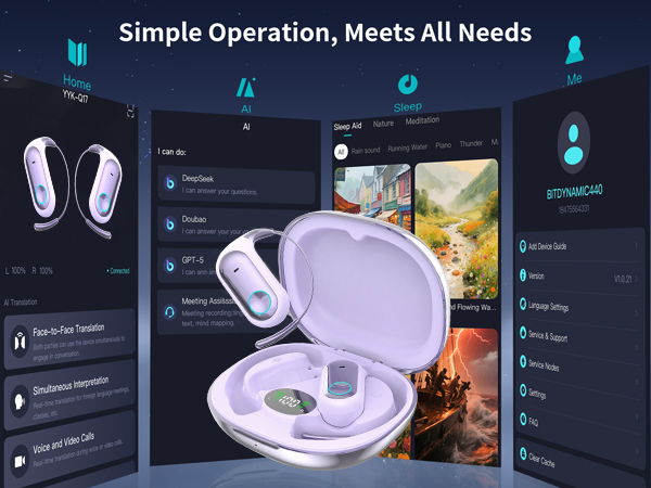 ai translation ear buds for iphone