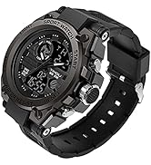 Men's Military Watch Outdoor Sports Electronic Watch Tactical Army Wristwatch LED Stopwatch Water...