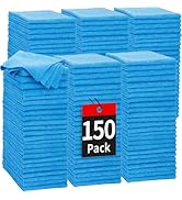 HOMERHYME Shop Towels, 150 Pack Cleaning Rags Microfiber Towels, Bulk All-Purpose Microfiber Clea...