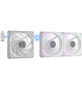 darkFlash G16 120MM Magnetic ARGB PC Case Fans - 3 Pack, Tool-Free Installation, up to 2200RPM Co...