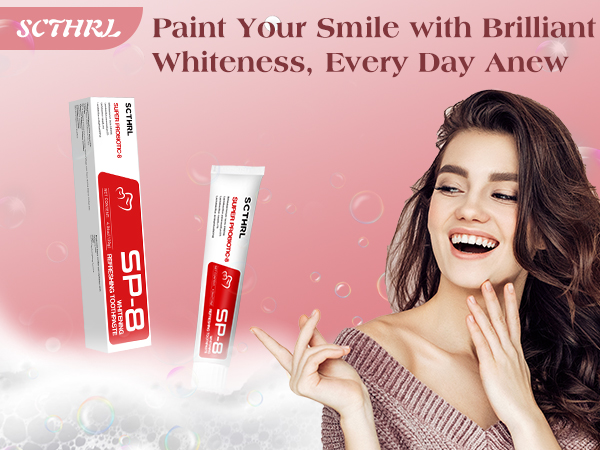 SCTHRL SP8 Probiotic Ultra Whitening Toothpaste