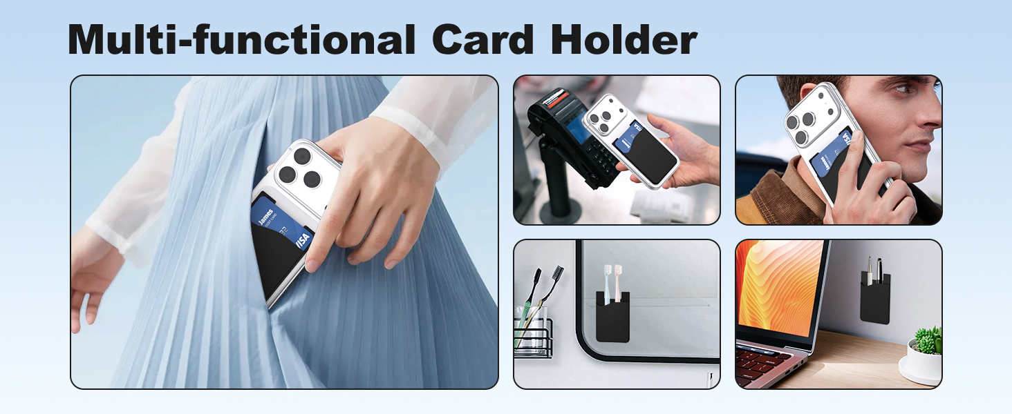 adhesive phone wallet