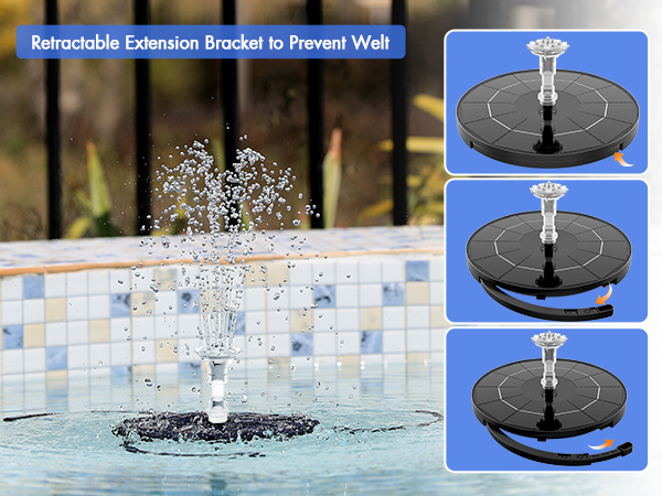 solar water fountain