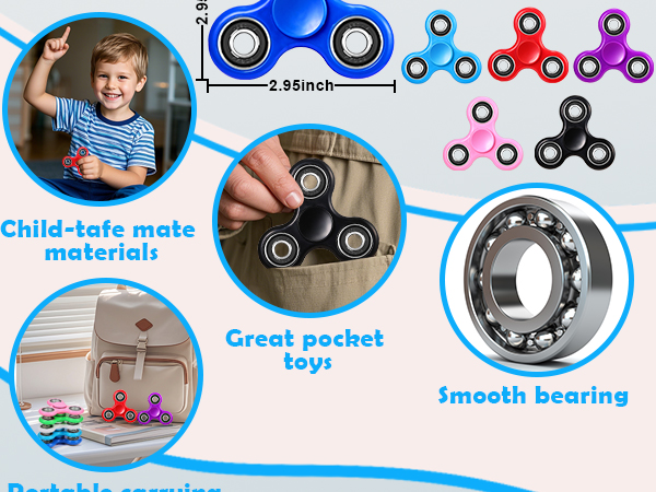 SCIONE 25Pcs Fidget Spinners