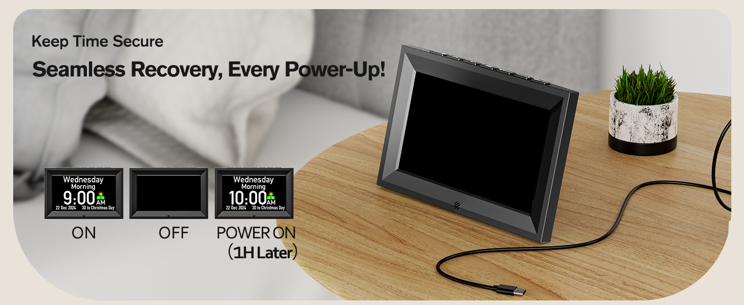 Digital Calendar Clock