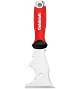 Goldblatt 9-in-1 Paint Scraper Tool, Heavy Duty Stainless Steel Putty Knife Scraper with Metal Ha...