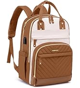 Laptop Backpack for Women Work Bookbag: 15.6 Inch College Backpacks with USB Charger School Book ...