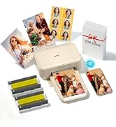 iDPRT 4x6 Photo Printer with 108 Sheets &amp; 2 Ribbons,Instant Picture Printer - Dye Sublimation, Po...