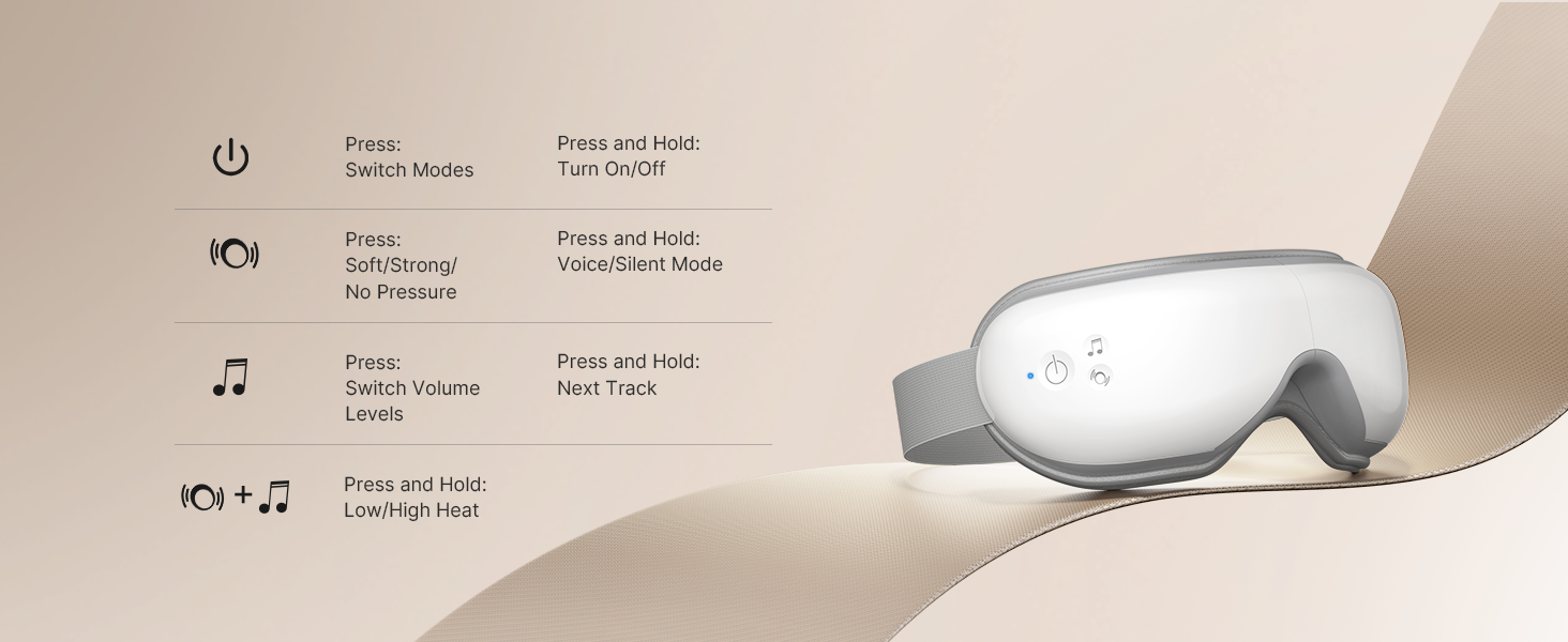 MIGRAINE EYE MASSAGER WITH HEAT AND COOLING