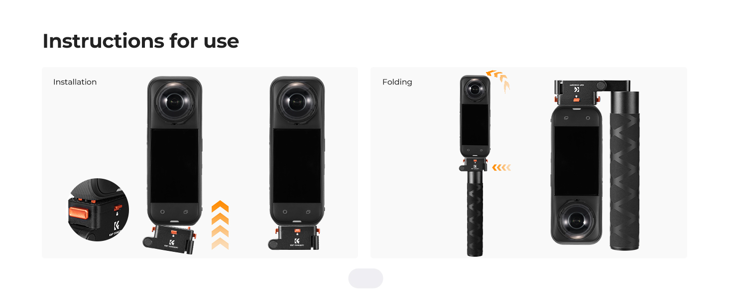 Insta360 X5 Foldable Selfie Stick