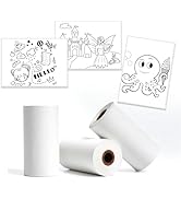 HPRT Thermal Sticker Paper 3 Rolls - 57mm*30mm,Compatible with HPRT L8/ M02/M02S/iDPRT S1Mini Prt...