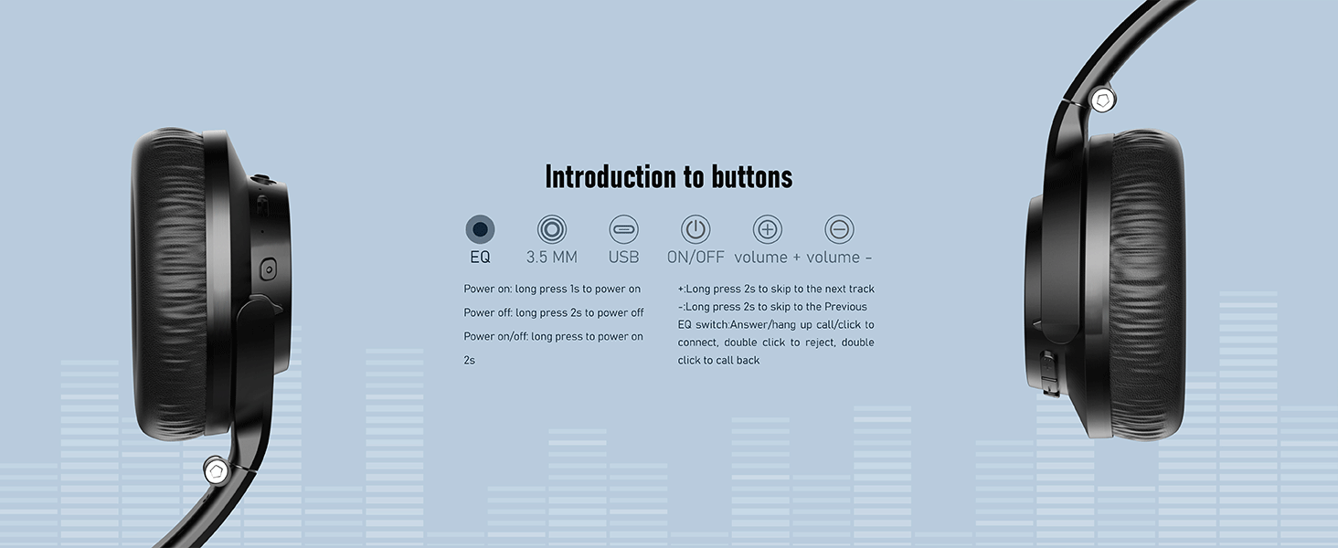 over the ear headphones wireless bluetooth