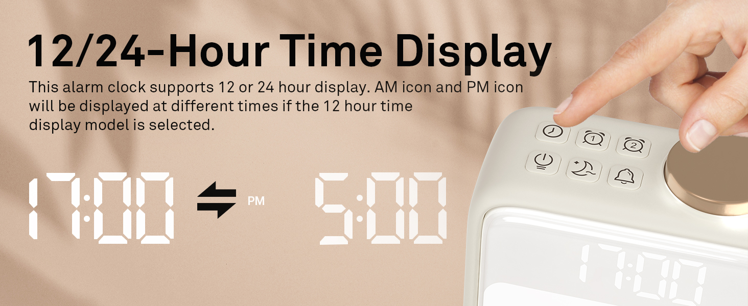 12/24 Hour Time Display