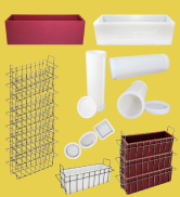Molds and Basket collage