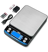 ACCT 110lb Postal Scale – High Precision Shipping Scale with Tare, Count, and Hold Functions, 5 U...
