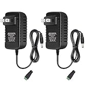 12V 2A LED Power Supply, 24W AC Adapter, 100-240V AC to 12V DC Transformer, 12V Power Supply for ...